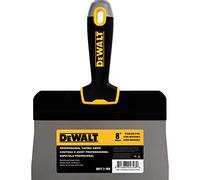 DEWALT 8" Big Back Taping Knife | Stainless Steel w/Soft Grip Handle | DXTT-2-190