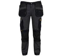 DeWalt Albany grey/black cargo holster pocket slim fit stretch work trousers