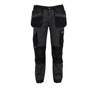 DeWalt Albany Slim Fit Trouser Grey/Black 33" 38" Waist Siz 38" 33"