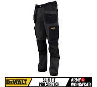 DeWalt Albany Slim Fit Work Trouser Pro Stretch Holster & Knee Pockets Mens