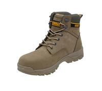 DEWALT Alpine Men's Nubuck Leather, Lightweight, Heat Resistant, Steel Toe Safety Work Boot, Stone, UK8