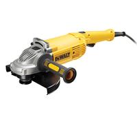 DEWALT Angle Grinder 230mm in Kitbox 2200W 110V Side Handle 490mm Long DWE492K