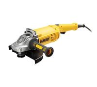 DEWALT Angle Grinder 230mm in Kitbox 2200W 110V Side Handle 490mm Long DWE492K