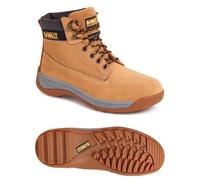 DeWalt Apprentice Mens SB Honey Safety Steel Toe Lace Up Boots - Size 8
