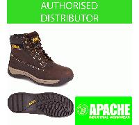 DeWALT | Apprentice Hiker Safety Boots | Wheat UK 5 EUR 38 | | Full grain nubuck leather uppers with steel toe cap and composite midsole provide durable workplace protection and comfort.