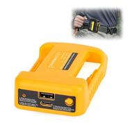 Dewalt Battery USB Adapter With USB-C and DC Ports Charger for 18V/20V Max Li-Ion Batteries (Adapter Only)