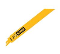 DEWALT Bi-Metal 1in High Metal Reciprocating Blade 228mm x 18 TPI (Pack 5) DEWD