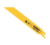 DEWALT Bi-Metal General Purpose Reciprocating Blade 152mm x 10 TPI (Pack 5) DEW