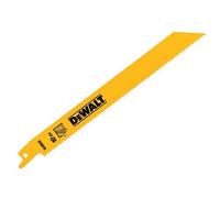 DEWALT Bi-Metal General Purpose Reciprocating Blade 203mm x 10 TPI (Pack 5) DEW