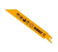 DEWALT Bi-Metal Reciprocating Blade for Metal Cordless 152mm x 18 TPI (Pack 5)