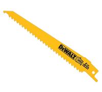 DeWalt HSC Fast Cuts Wood and Nails Reciprocating Sabre Saw Blades 152mm Pack of 5