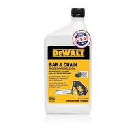 DEWALT Biodegradable Chainsaw Oil High Performance, Non Toxic Professional Lubricant Green, Eco-Friendly, Ultraclean, All Season Bar & Chain Lube, 16 oz (32 oz)
