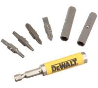 DEWALT Bit Set with 6-in-1 Flip and Switch Driver System, 7-Piece (DW2336), Yellow