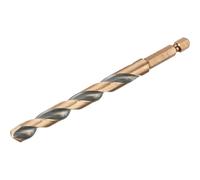 DeWalt Black and Gold Hex Impact HSS Drill Bit 9mm Pack of 1