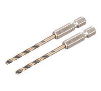 Dewalt Black&Gold Hex Hss-G Drill Bits (2) 3.0Mm DT20602-QZ