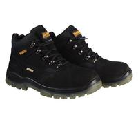 DEWALT Men's Challenger Safety Boot | Waterpoof Leather | Steel Toe Cap | S3WR SRA |Black Size 6 (EU40)