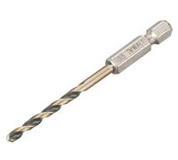 DeWalt Drill Bit Black and Gold Hex Impact HSS 3.5 mm Pack of 1