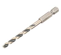 DeWalt HSS Hex Impact Drill Bit Black and Gold 4.5 mm Pack of 1