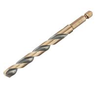 DeWalt Black and Gold Hex Impact HSS Drill Bit 9mm Pack of 1