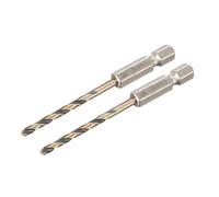 Dewalt Black&gold Hex Hss-g Drill Bits Dewalt Multicolor