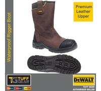 DeWalt Brown Lightweight Waterproof Composite Safety Rigger Boots Non-Metallic