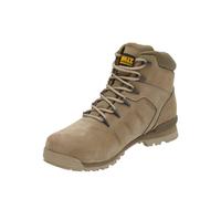 DEWALT Carlisle Men's Nubuck Leather, Steel Safety Toe, Lightweight Work Boot, Stone, UK7