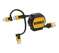 DeWALT Charging Cable USB A Male USB-C Male 0.9 m Black, Yellow