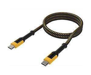 DeWALT Charging Cable USB-C Male USB-C Male 1.2 m Black, Yellow