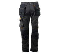 Dewalt Chester Grey & Black Unisex Holster Pocket Trousers, W36" L31"