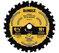DEWALT Circular Saw Blade, 6 1/2 Inch, 18 Tooth, Framing (DWA161218)