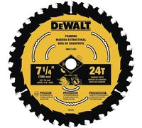 DEWALT Circular Saw Blade, 7 1/4 Inch, 24 Tooth, Wood Cutting, 3 Pack (DWA1714243)