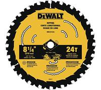 DEWALT Circular Saw Blade, 8 1/4 Inch, 24 Tooth, Framing & Ripping (DWA181424)