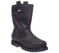 Dewalt Rigger Boots - Dark Brown Full Grain Leather Heavy Duty GOODYEAR® welted