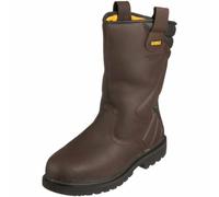 DeWalt Classic Rigger Safety Boots Brown Size 10