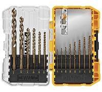DEWALT Cobalt Alloy Steel Drill Bit Set with Pilot Point, 14-Piece (DWA1240)