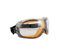 DEWALT Concealer Clear Goggles DPG82-11D - Anti-Fog, Scratch-Resistant Polycarbonate Lens, 99.9% UV Protection, EN 166-1F, E3 Safety