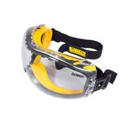 DeWALT DPG82-11D CONCEALER CLEAR ANTI FOG SAFETY GOGGLES EN166 & CE