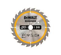 DeWalt DT1949-QZ Construction Circular Saw Blade 165 x 20mm x 24T