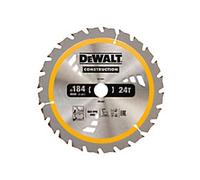 DeWALT Cordless Construction Trim Saw Blade 184 x 20 mm x 24T