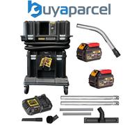 Dewalt Cordless XR 54v FLexvolt M-Class Wet Dry Vacuum + Trolly TSTAK Deep Kit