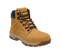 DEWALT Cranson Steel Toe Cap, Nubuck Leather, Lightweight, Safety Work Boot, Honey, UK8