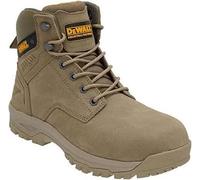 DEWALT Cranson Stone Mens Work Safety Boots, 5-inch Nubuck Leather, Steel Toe Cap, Slip-Resistant (Stone, UK Footwear Size System, Adult, Men, Numeric, Medium, 12)