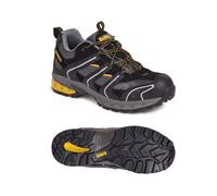 DeWalt Cutter Lightweight Sports Safety Trainers Black / Grey Size 4