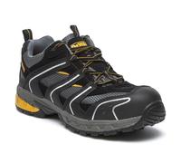 DeWalt Cutter Lightweight Sports Safety Trainers Black / Grey Size 4
