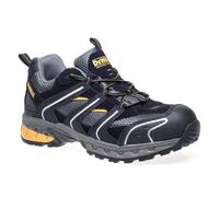 DeWalt Cutter Lightweight Sports Safety Trainers Black / Grey Size 9