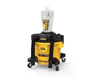 DEWALT Cyclone Dust Collector Wet/Dry Suction Vacuum Cleaner Separator Dust Extractor Ash Vacuum Cleaner with 23L Vacuum Tank DXVCS002