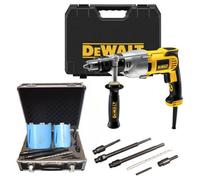 Dewalt D21570K Dry Diamond Core Drill Rotary Percussion 240V + 7Pc Electricians