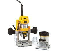 DEWALT D26204K 1/4" Combination Plunge & Fixed Base Router (230V)