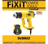 DeWalt D26414 240v Heat Gun 2000W With Dual Air Flow & LCD Display