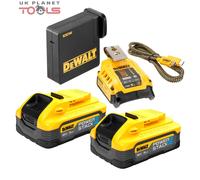 DeWalt USB-C Powerstack Starter Kit 18V 2 x 5.0Ah Li-ion